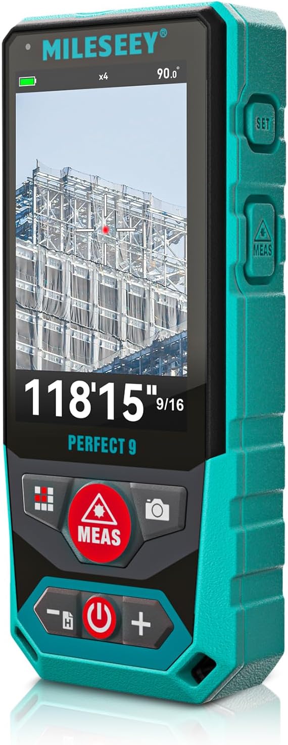 MILESEEY P9 Outdoor Laser Measuring Tool, 985ft Professional Laser Distance by MiLESEEY