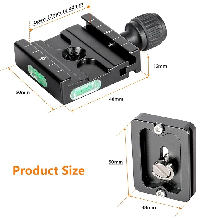 Koolehaoda 50mm Quick Release Plate & Clamp Set - Image 3