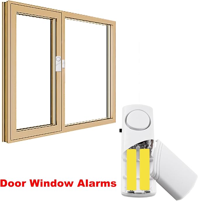 4 Pack Door Window Alarm, Home Magnetic Sensor Alarm, Home Security System Alert - Image 3