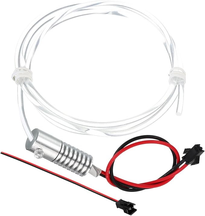 PATIKIL 3mm 1m PMMA Side Glow Fiber Optic Cable Kit, by PATIKIL