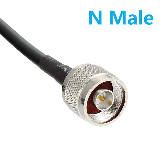 15ft N Male to SMA Male Cable, SMA to N Cable 50 ohm Ultra Low Loss KMR240 - Image 3