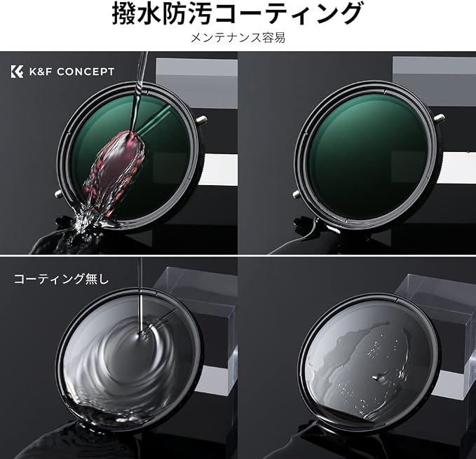 K&F CONCEPT 43mm Variable Fader ND2-ND32 ND Filter and CPL Circular Polarizing - Image 7