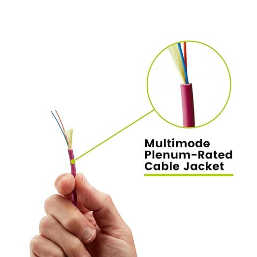 trueCABLE 2 Strand Bulk Fiber Optic Cable, Indoor Tight Buffered Distribution - Image 5