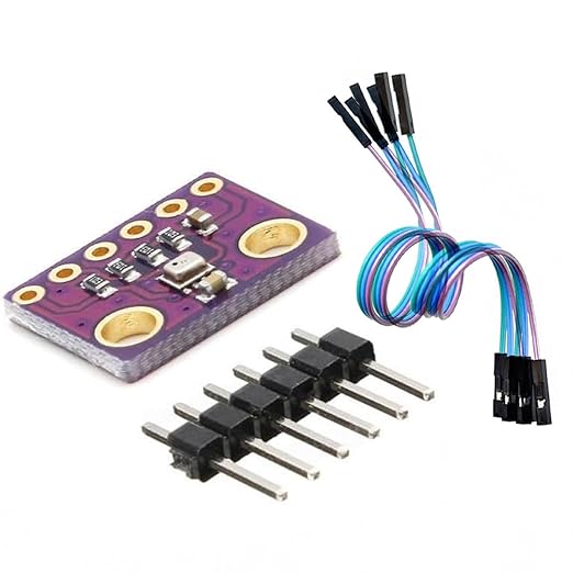 BME280 Sensor Module with Jumper Wires, 3-in-1 Temperature Humidity Barometric by HJHYUL