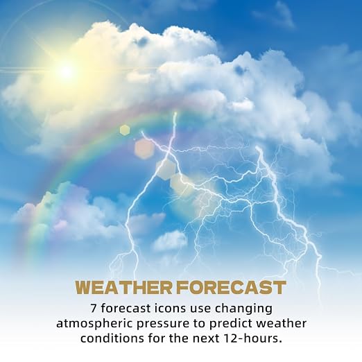 Indoor Outdoor Thermometer Wireless Weather Stations, - Image 6