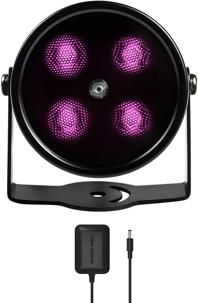 80ft IR Illuminator | AI4 No Hot Spot Wide Angle Infrared Light by Tendelux
