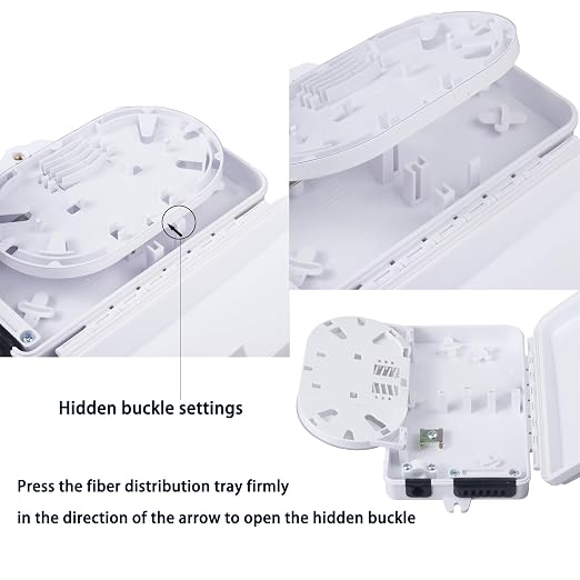 6 Core Fiber Optical Terminal Box Fiber Optic Distribution Enclosure - Image 2