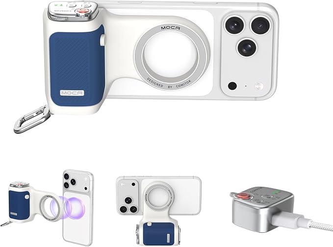 COMITOK MOCA iPhone 17 Pro Camera Grip No Need App by COMITOK