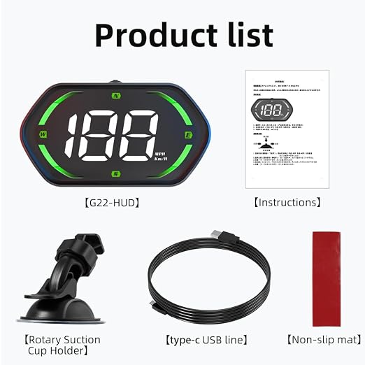 Universal GPS Speedometer HUD for Cars - Image 7
