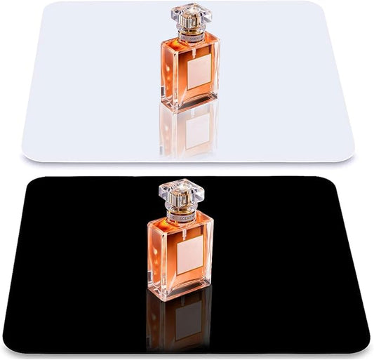 Photography Background Display Board, PULUZ 30cm/12 inch White & Black Acrylic by PULUZ