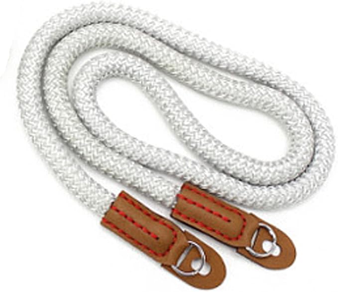 DOROM Vintage Handmade Cotton Leather Rope Camera Neck Strap - Image 4