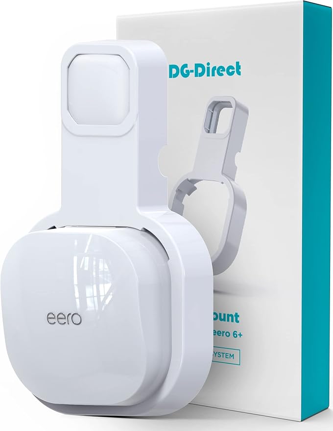 DG-Direct Wall Mount Holder for eero 6 and eero 6+ Router Mesh Wi-Fi System by DG-Direct