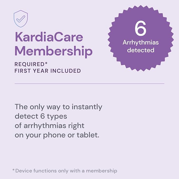 KardiaMobile 6L Max EKG Monitor, Includes One-Year KardiaCare Membership - Image 4