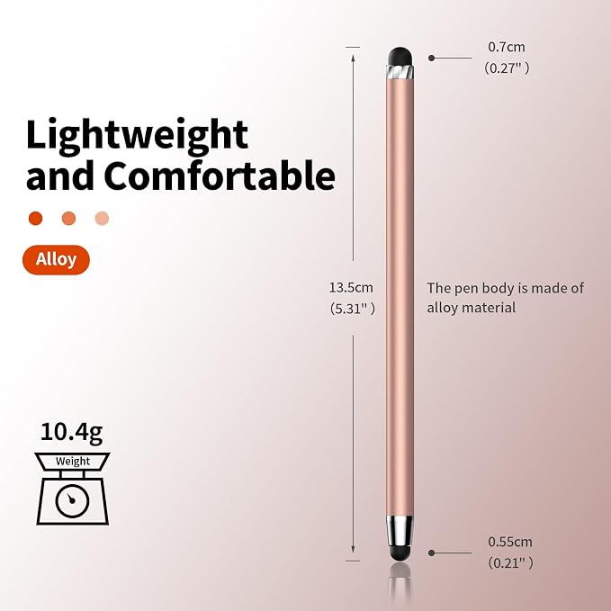 Stylus, Stylus Pen for Touchscreen ipad.2-in-1 Universal ipad Pencil | High - Image 2
