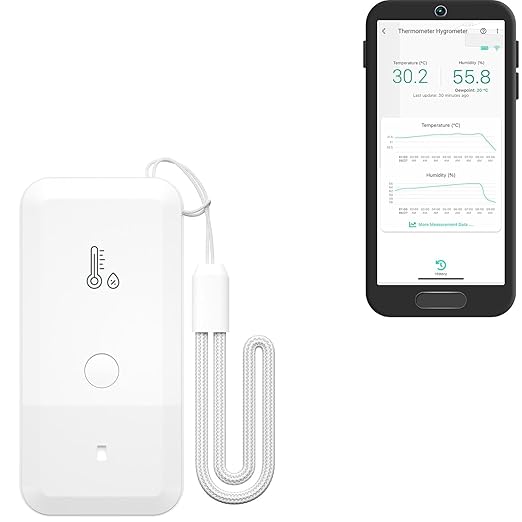 YoLink Smart Wireless Thermometer Hygrometer, Wide Temp Range by YoLink