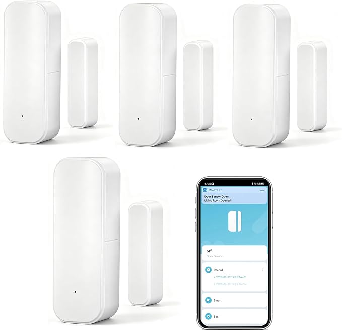WiFi Door Sensor Window Detector: Smart Window Contact Sensor, Wireless by SENCKIT