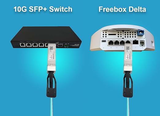Elfcam® - 2m/6.56ft 10G Active Optical Cable AOC OM3 SFP+ to SFP+ 10Gbps - Image 9