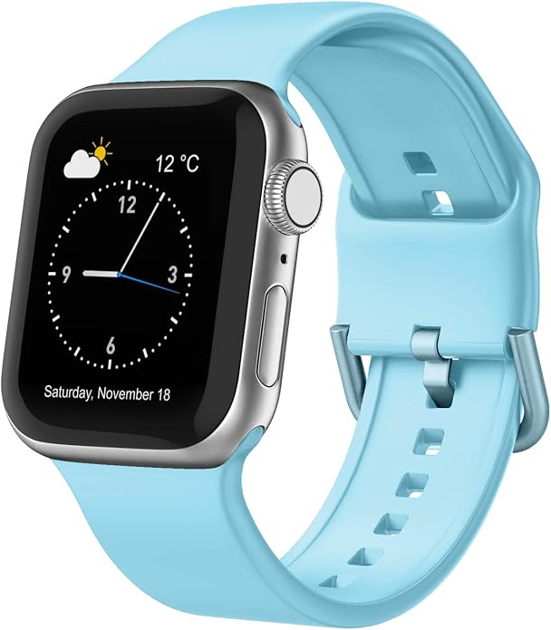Sport Band Compatible with Apple Watch Bands 49mm 46mm 45mm 44mm 42mm 41mm 40mm by Recoppa