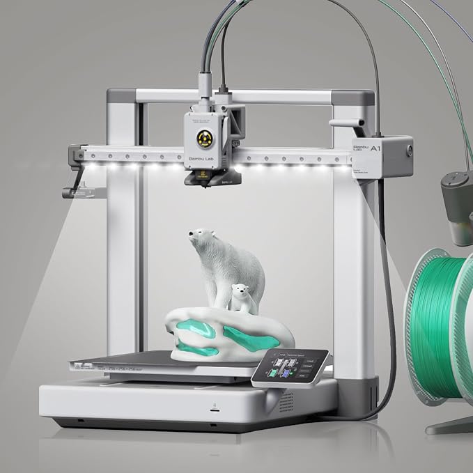 3D Printer LED Light Strip Kit for Bambu Lab A1, 24V 190mm High Brightness by UniTak3D