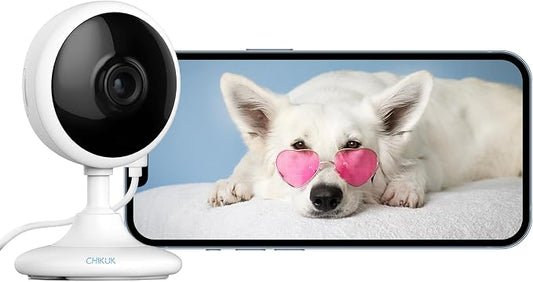 WiFi Security Camera 2K, Indoor Home Cameras by CHIKUK