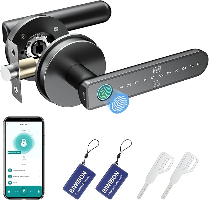 BIWIBON Fingerprint Door Lock – Fingerprint Door Knob by BIWIBON