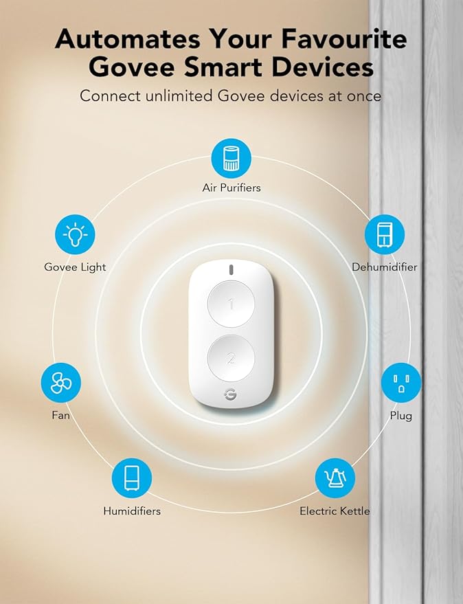 GoveeLife Smart Mini Double Button Switch, Group Control Multiple Devices - Image 4