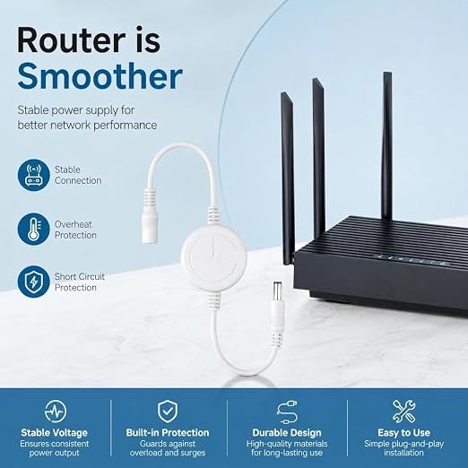 Router Rebooter Cable, 72H Auto Restart Reset Cord - Image 6