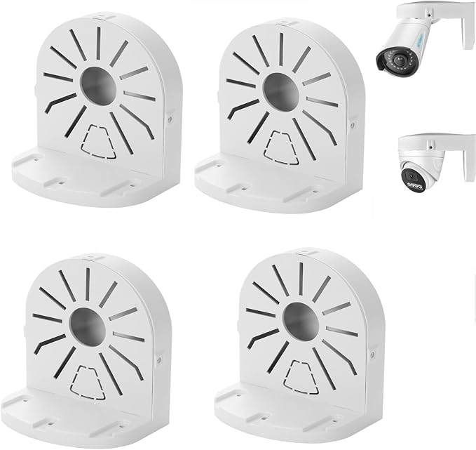 Indoor Outdoor Camera Bracket ABS Plastic Wall Mount L-Shaped Bracket by NVRTTRR