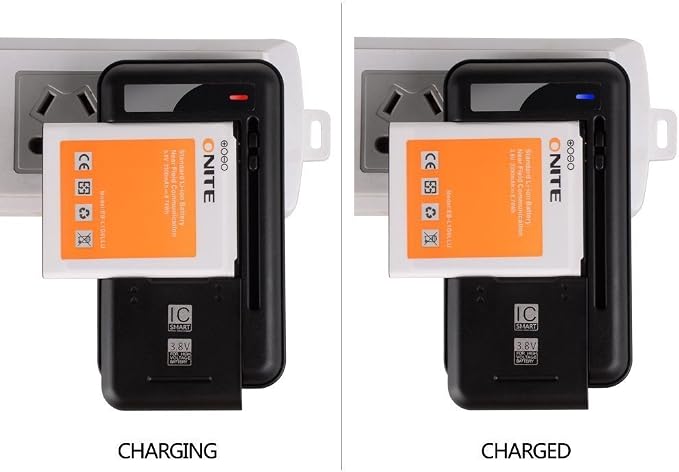 Onite Universal Cellphone Removeable Battery Charger, Extra 5V USB Output Port - Image 3