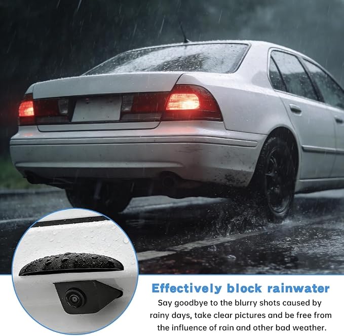 2Pcs Rear View Backup Camera Cover, Universal Car reversing Camera Rain Cover - Image 3