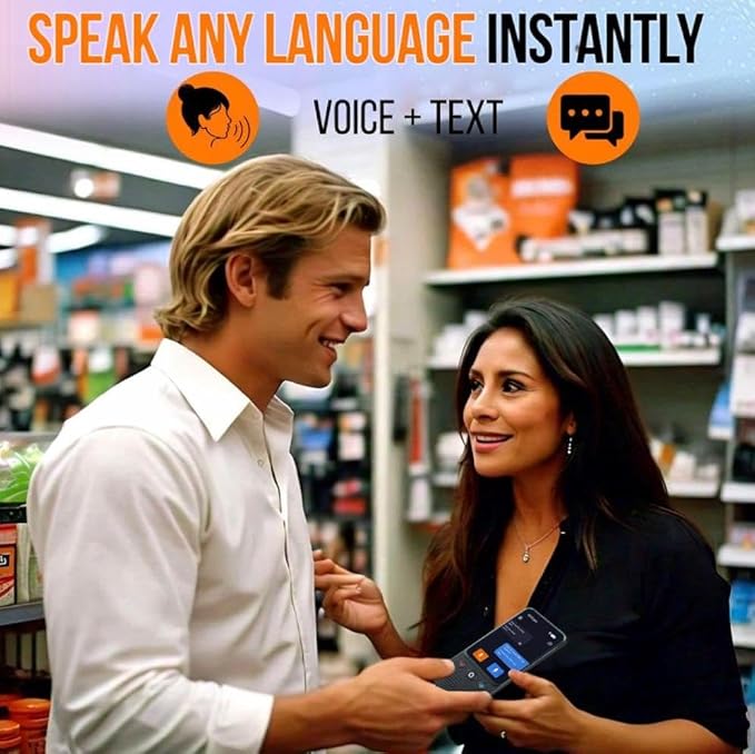 Language Translator Device, Voice/Text Bidirection Word Translator, 138 - Image 4