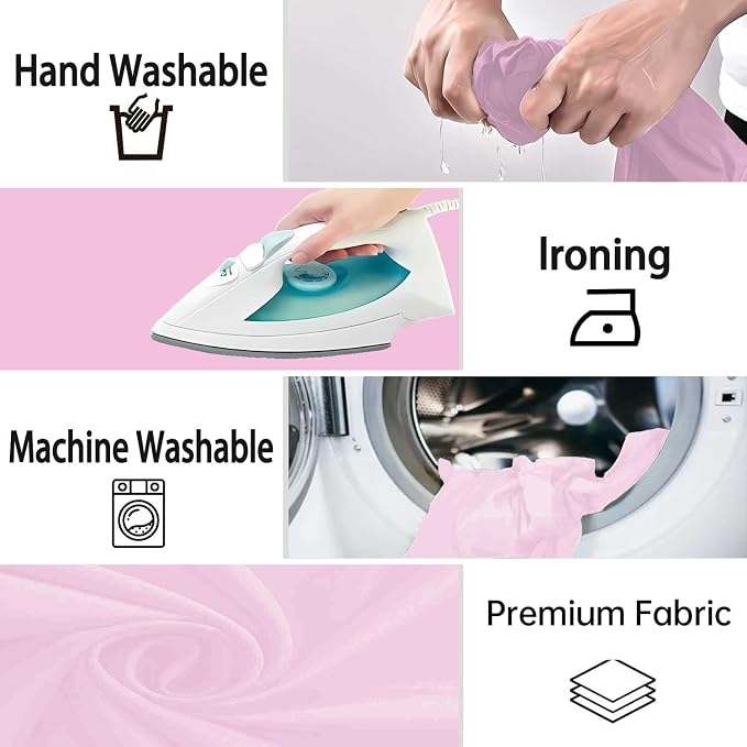Pink Photo Backdrop for Photoshoot, Fabric Background for Product Photography - Image 5