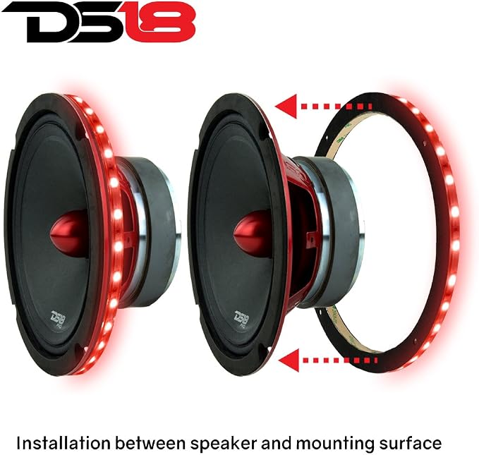 DS18 LRING6 6.5” RGB LED Speaker Ring – Waterproof Multi-Color LED Light Ring - Image 2