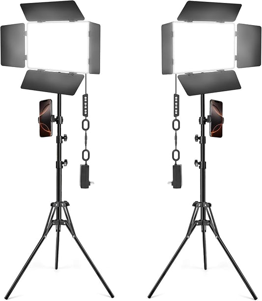 2 Pack LED Video Light Kit by Unknown