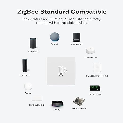 THIRDREALITY Zigbee Temperature and Humidity Sensor Lite, Smart Thermometer and - Image 6