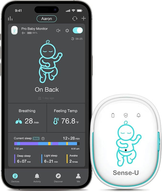 Sense-U Pro Baby Breathing Movement & Sleep Position Monitor by Sense-U