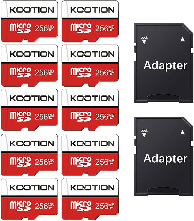 256 MB Micro SD Card 10-Pack, KOOTION Class 4 Low Capacity Memory Cards - Image 6
