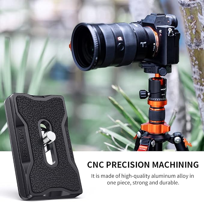 K&F CONCEPT K-28 Camera Tripod Quick Release Mounting Plate - Image 5
