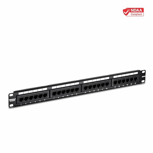 TRENDnet 24-Port Cat6 Unshielded Patch Panel, Wallmount or Rackmount, Compatible - Image 3