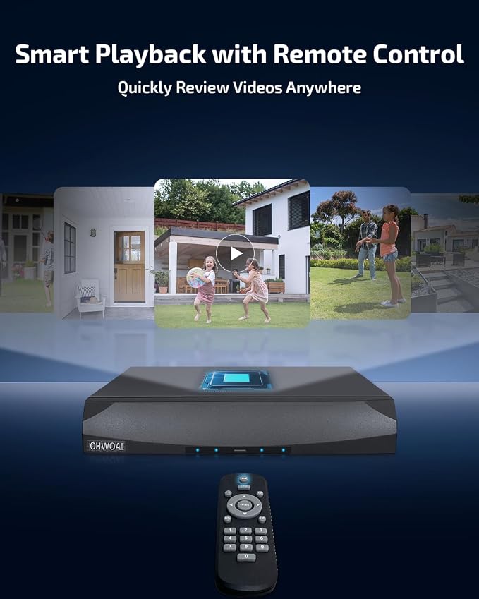 Two-Way Audio PoE Security Camera System Outdoor, 5MP Wired Cameras - Image 5