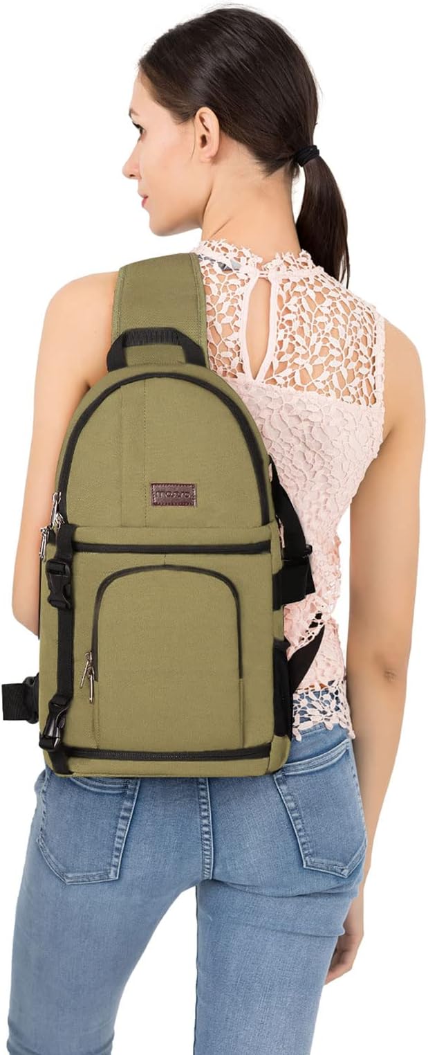 MOSISO Camera Sling Bag, DSLR/SLR/Mirrorless Camera Case Shockproof Photography - Image 6