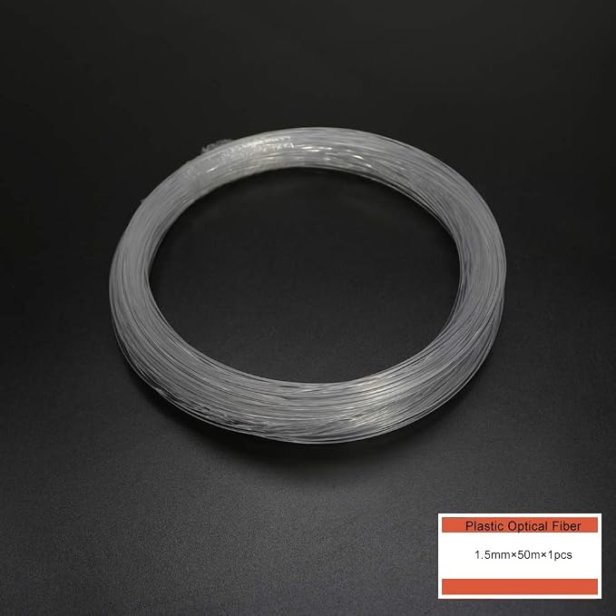 AZIMOM PMMA Plastic End Glow Fiber Optic Cable 1.5mm 50m/Roll - Image 3