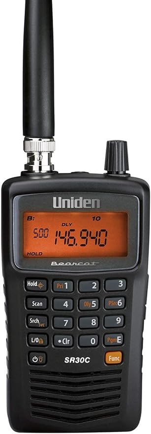 Uniden Bearcat SR30C, 500-Channel Compact Handheld Scanner, Close Call RF by Uniden