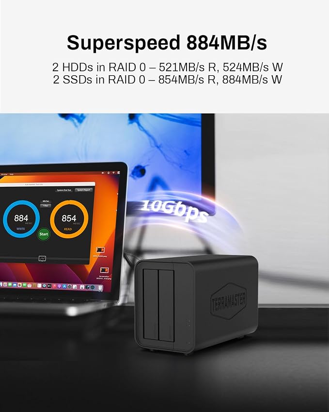 TERRAMASTER D2-320 USB RAID Enclosure - Image 4