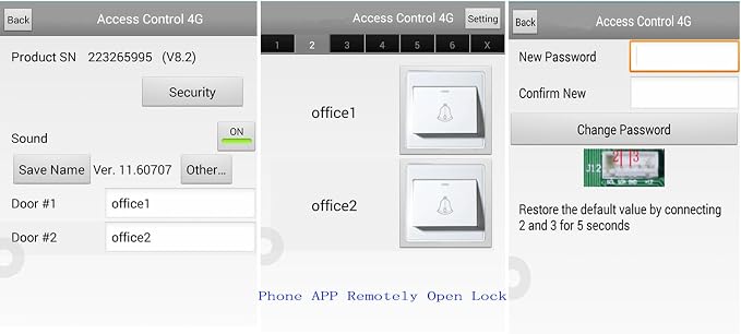 TCP/IP 4 Door Entry Access Control Panel Kit Electric Strike Fail Secure NO - Image 5