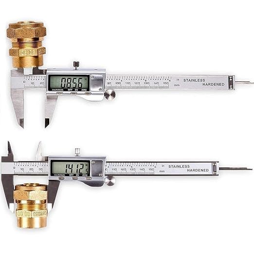 Digital Caliper, IP54 Waterproof Stainless Steel Caliper Measuring Tool - Image 6