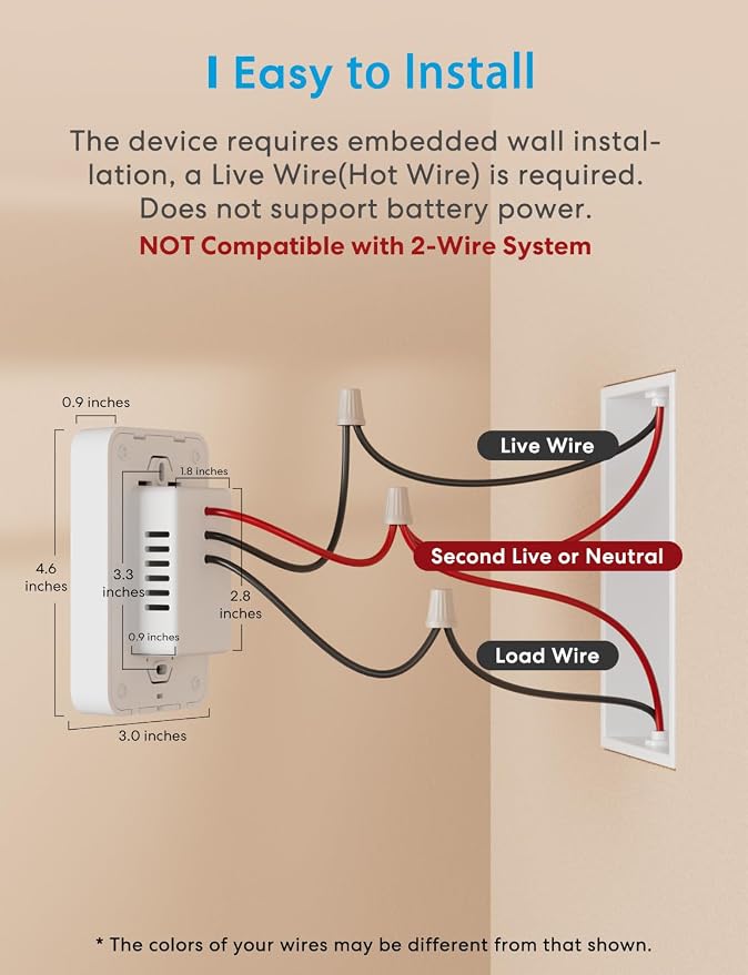 meross Matter Smart Thermostat for Electric Baseboard Heater, Works - Image 9