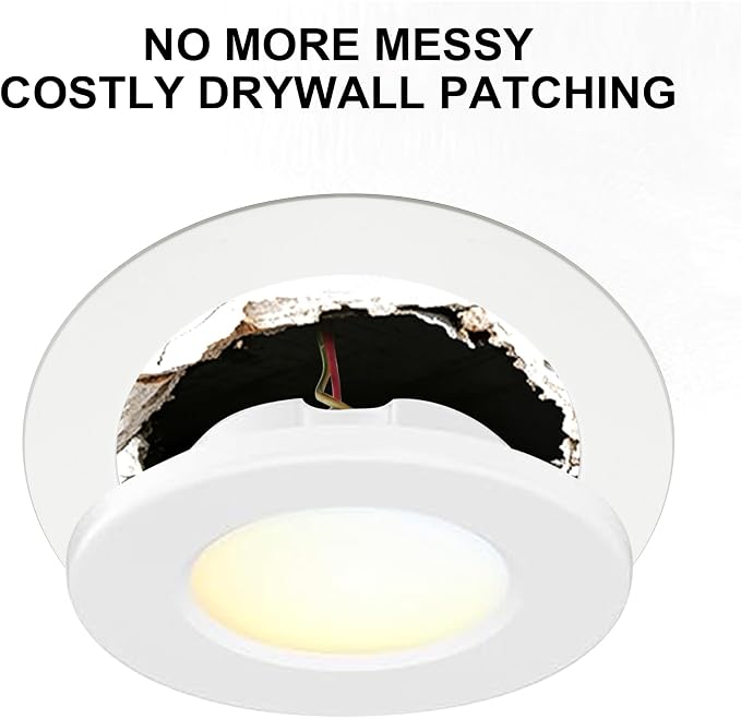 12 Pack Goof Rings for 6 Inch Recessed Lights - Image 4