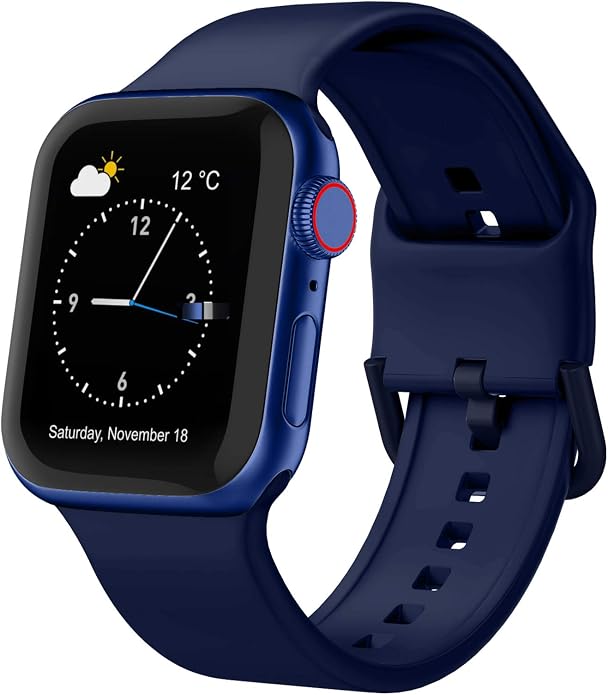 Sport Band Compatible with Apple Watch Bands 49mm 46mm 45mm 44mm 42mm 41mm 40mm by Recoppa