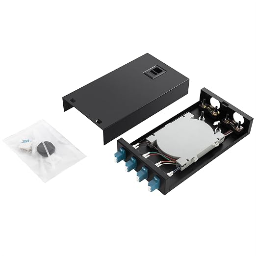 4 Port Wallmount Box Fiber Optic Terminal encloure - Image 5